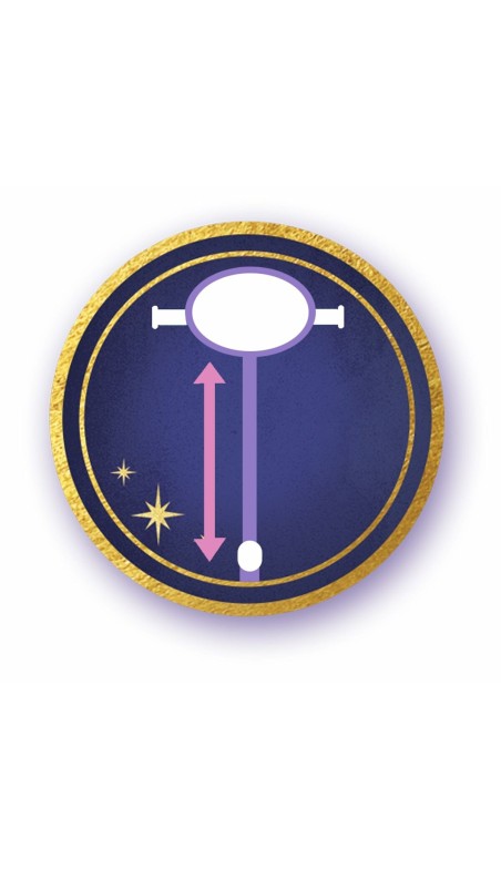 Trottinette Disney Violet wish