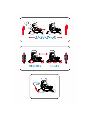 Roller The Paw Patrol Blau Rot