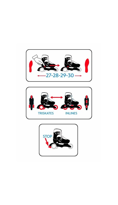 Roller The Paw Patrol Blau Rot