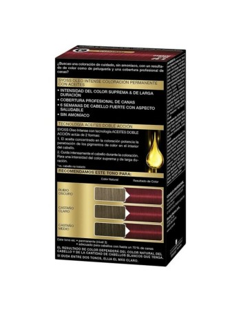 Teinture permanente Syoss Olio Intense Rouge intense Nº 5,92 Blond Platine Nº 5.92-Rojo Intenso 2