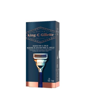 Rasoio Manuale per Barba Gillette Gillette King Azzurro