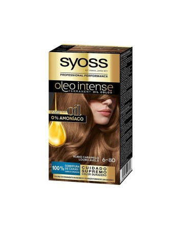 Teinture permanente Syoss Olio Intense Blond caramel Nº 6,80 Blond Platine Nº 6.80-Rubio Caramelo