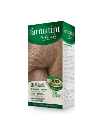 Teinture permanente Farmatint Farmatint Gel Nº 8n-Rubio Claro (5 Unités)