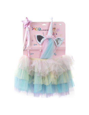 Tutù Inca Bailarina Unicornio Multicolore Unicorno 24-36 Mesi (3 Pezzi)
