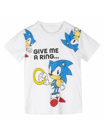 T shirt à manches courtes Enfant Sonic 12 Ans