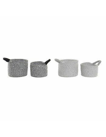 Basket spelset DKD Home Decor Natuurlijke Vezel 18 x 18 x 14 cm
