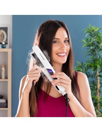 Haarglätter aus Keramik mit Dampffunktion Stemio InnovaGoods 36 W