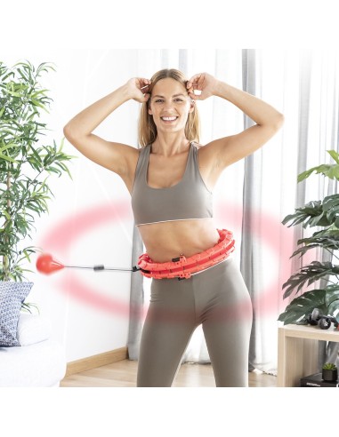 Aro de Fitness Inteligente Ajustable con Peso Fittehoop InnovaGoods
