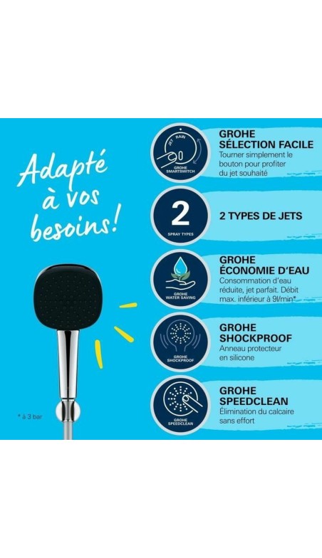 Ralo de duche Grohe Plástico