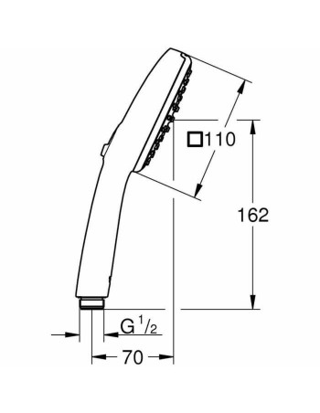 Pomme de douche Grohe Plastique 2