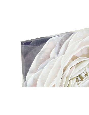 Lienzo DKD Home Decor Lienzo Madera MDF 80 x 3 x 80 cm Flor 2