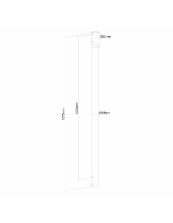 Verlengstangen Neomounts NS-EP100BLACK 100 kg 2