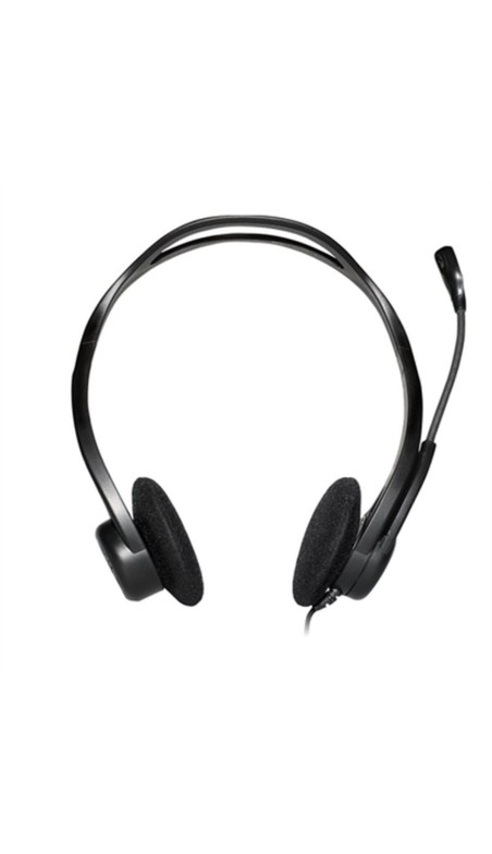 Casques avec Microphone Logitech 981-000100 Noir