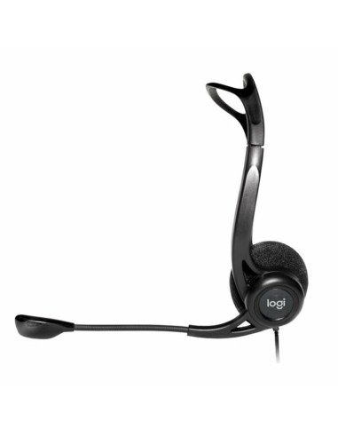 Casques avec Microphone Logitech 981-000100 Noir