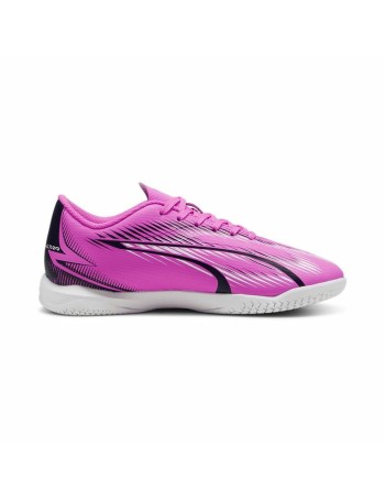 Chuteiras de Futebol de Salão Infantis Puma Ultra Play Branco Rosa-escuro Infantil Unissexo 2