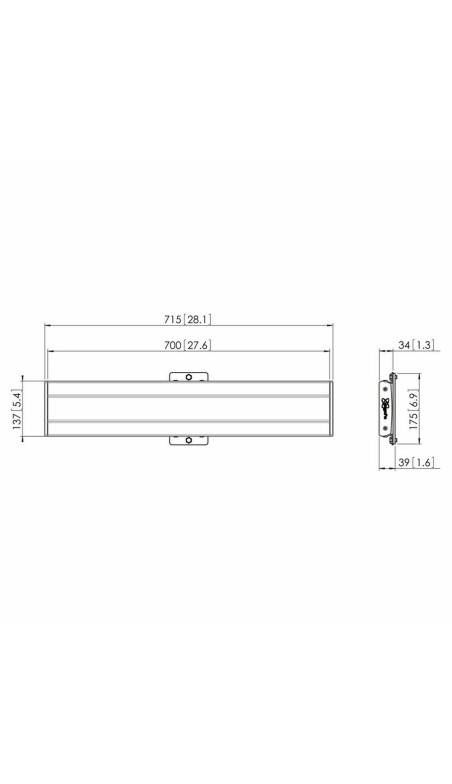 Barra Vogel's 7234070 715 mm