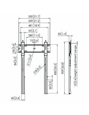 Soporte TV Vogel's 7368150 43" 100" 100 kg 2
