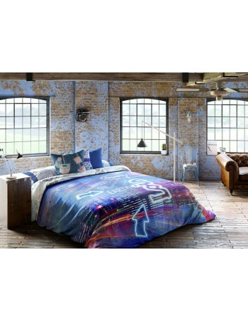 Housse de Couette Lois NIGHT P. Bleu Gran lit 2 persones 240 x 230 cm 2