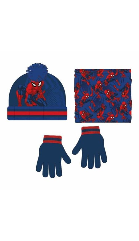 Gorro, Cachecol e Luvas Spider-Man 2-8 Anos