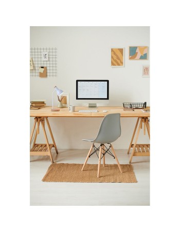 Lampe de bureau EDM 32015 Blanc Naturel Bois Acier 40 W 12 x 17 x 45 cm 2