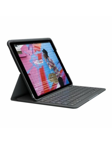 Capa para Tablet Logitech Slim Folio Grafite AZERTY
