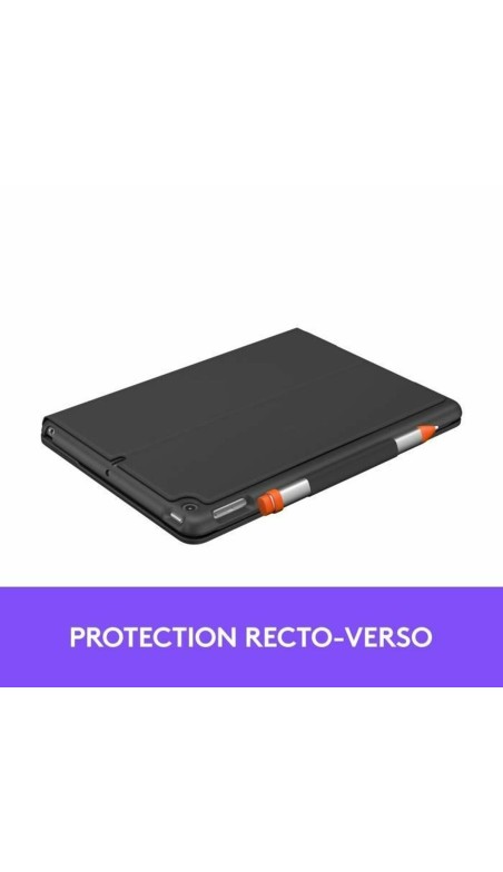 Capa para Tablet Logitech Slim Folio Grafite AZERTY