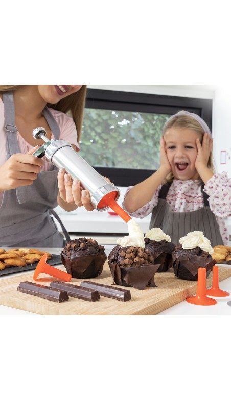 Machine à Biscuits et Douille2 en 1 Prekies InnovaGoods