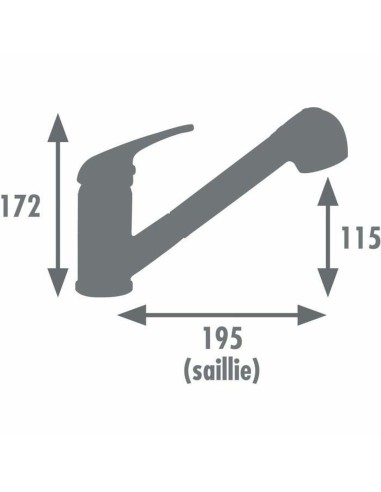 Kitchen Tap Rousseau BAGO Métal