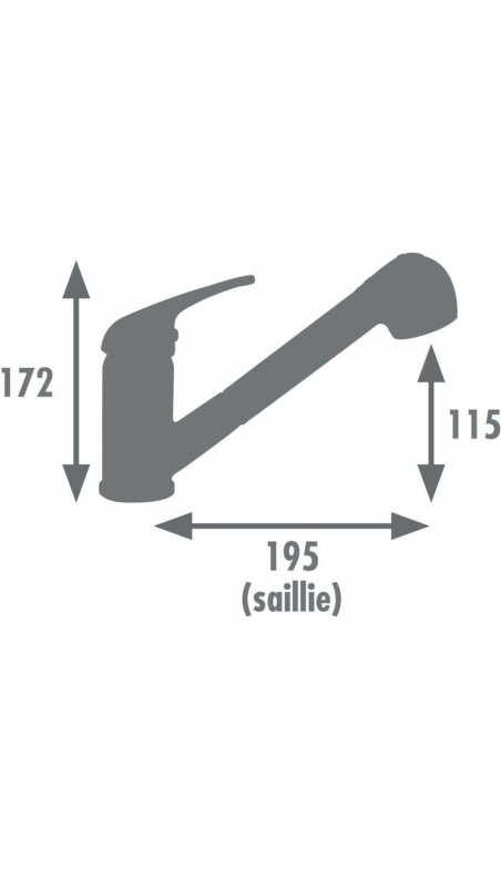 Kitchen Tap Rousseau BAGO Metaal