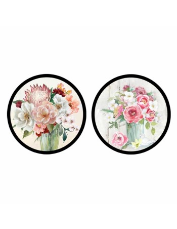 Toile DKD Home Decor polystyrène Toile 80 x 3 x 80 cm