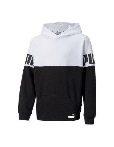 Sudadera con Capucha Niño Puma Colorblock Blanco