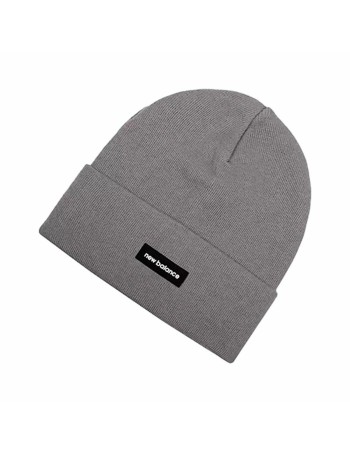 Hut New Balance Linear Knit Cuffed Hellgrau