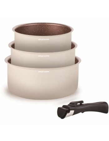 Batterie de Cuisine Arthur Martin AM2655 Beige 2