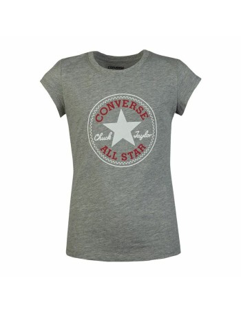 T shirt à manches courtes Enfant Converse Timeless Chuck Patch G Gris 2