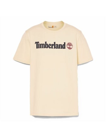 Maglia a Maniche Corte Uomo Timberland Kennebec River Linear Logo