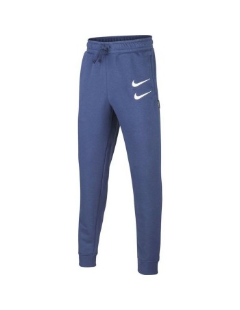 Pantalons de Survêtement pour Enfants Nike Swoosh Bleu foncé
