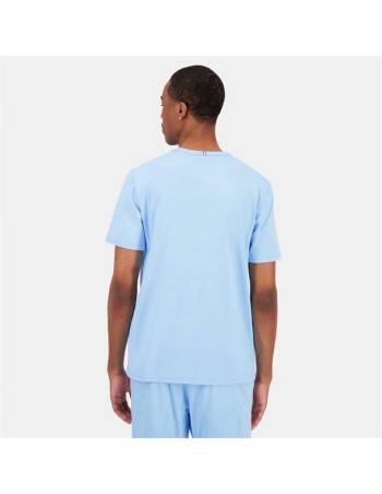 Heren-T-Shirt met Korte Mouwen Le coq sportif Monochrome N°3 Aquamarijn 2