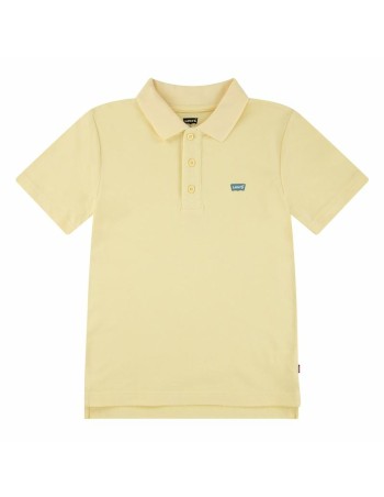 Polo de Manga Corta Niño Levi's Lvb Back Neck Tape Amarillo