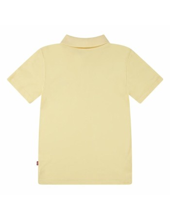 Polo de Manga Curta Criança Levi's Lvb Back Neck Tape Amarelo 2