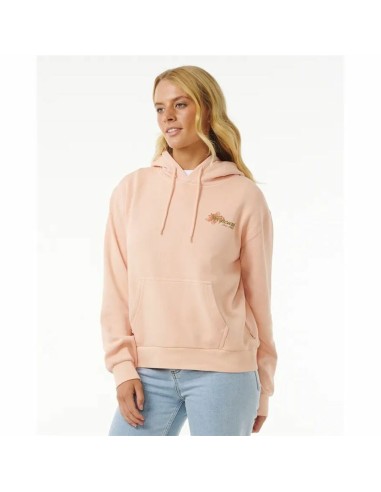 Sudadera con Capucha Mujer Rip Curl Wild Bloom Amarillo