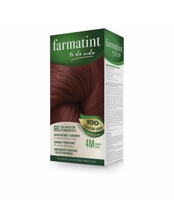 Teinture permanente Farmatint 380227 4m-Castaño Caoba Nº 4m-Castano Caoba Gel (5 Unités)