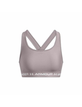 Soutien-gorge de Sport Under Armour CroSSback Mid Gris