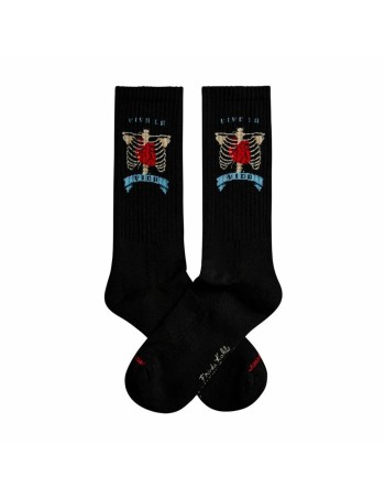 Chaussettes de Sport Jimmy Lion Athletic Frida Heart Noir