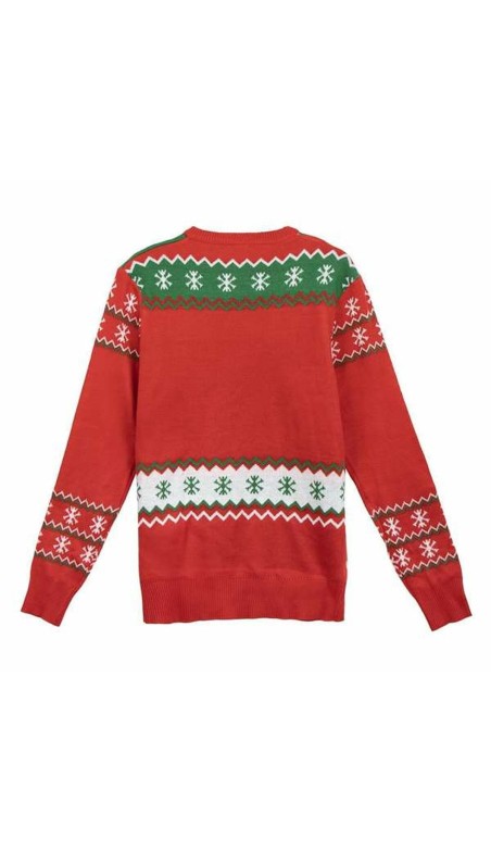 Damen Pullover Mickey Mouse Rot