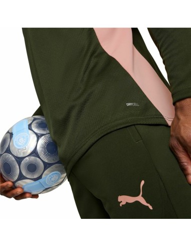 Sweat-shirt d'Entraînement pour Adultes Puma Manchester City 24/25 Training Olive