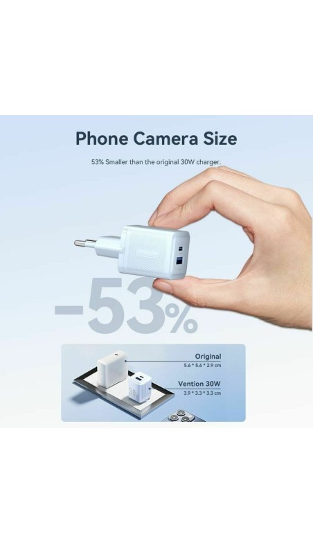 Chargeur mural Vention FEQP0-EU