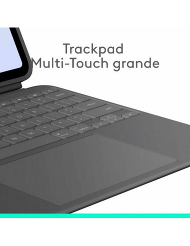 Capa para Tablet e Teclado Logitech 920-012667 Grafite QWERTY
