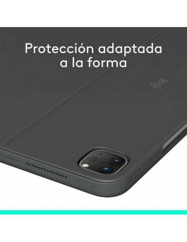 Capa para Tablet e Teclado Logitech 920-012667 Grafite QWERTY