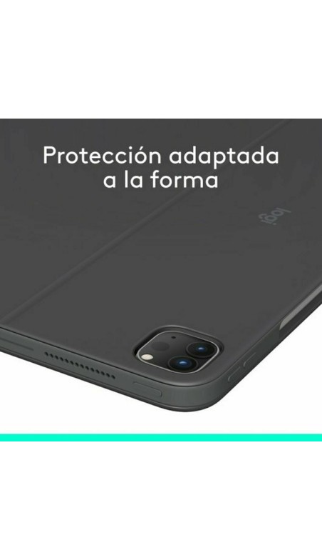 Capa para Tablet e Teclado Logitech 920-012667 Grafite QWERTY