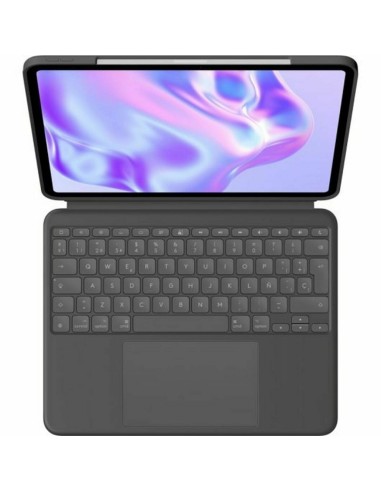 Capa para Tablet e Teclado Logitech 920-012667 Grafite QWERTY